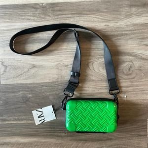 ZARA MAN | CROSSBODY BAG GREEN NEW